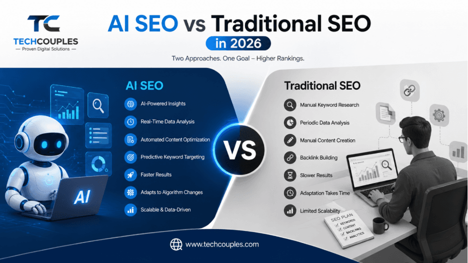 AI SEO vs Traditional SEO in 2026: 7 Key Differences Businesses Need to Know